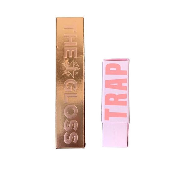 Jeffree Star Nude Lip Combo-Velvet Trap Lipstick In Celebrity Skin OG, & The Glo - Picture 10 of 11